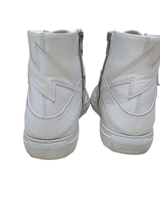 Zadig & Voltaire ZV1747 High Flash White Leather High-Top Sneakers main image 9